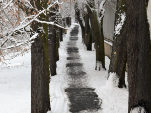 FOTOGALERIE: Aprílové sněžení na severu Olomouckého kraje
