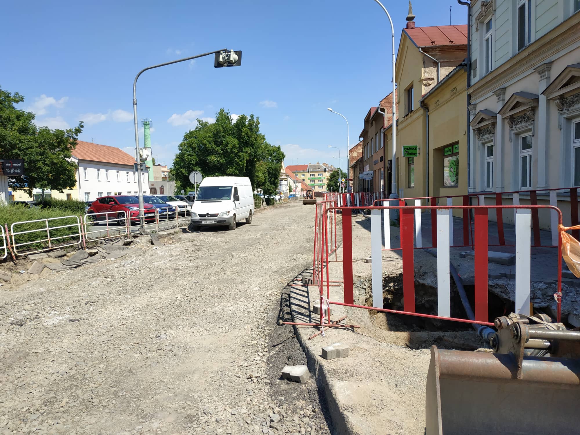 FOTOGALERIE: Opravy důležité Wolkerovy ulice v Prostějově