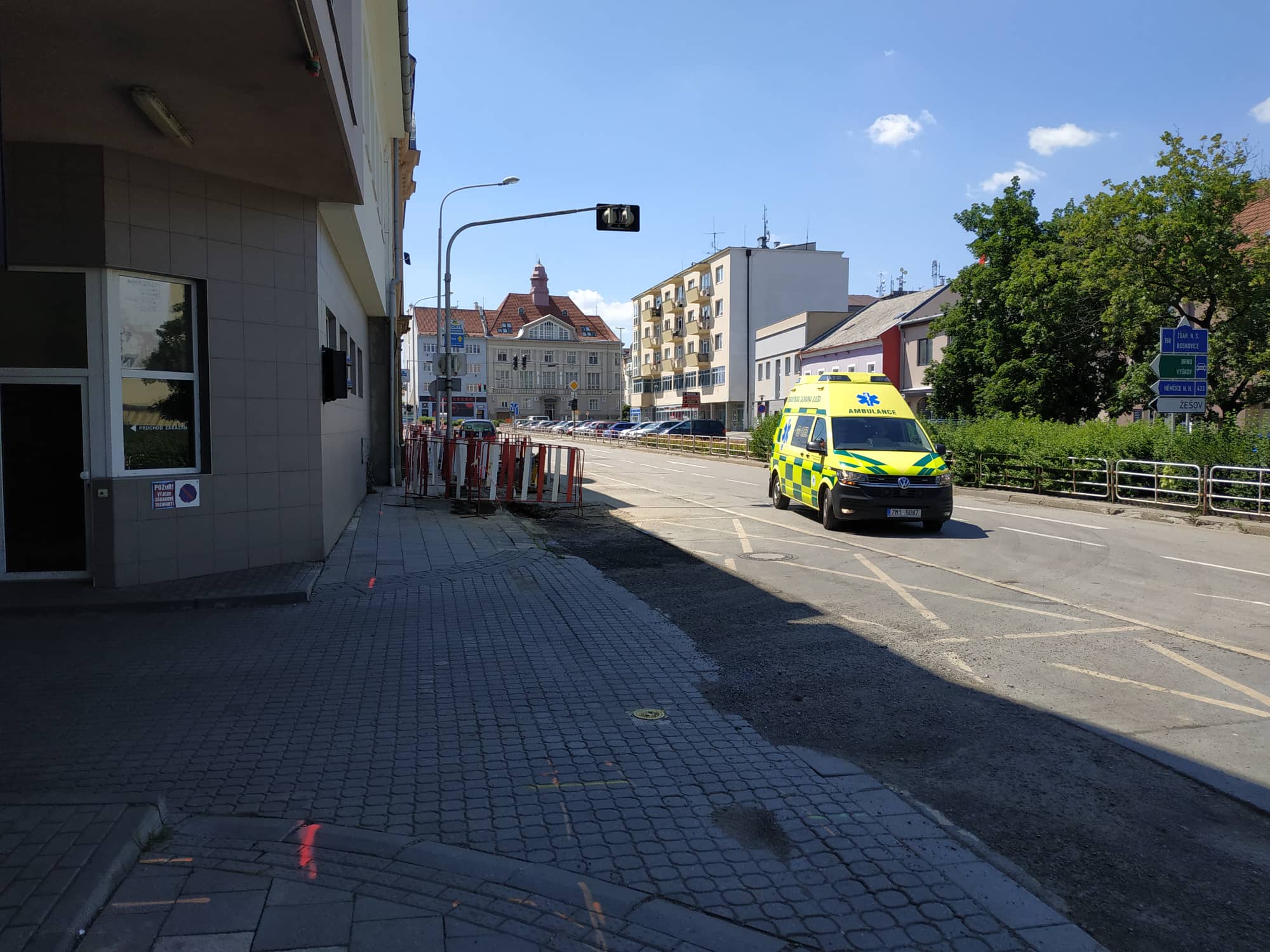FOTOGALERIE: Opravy důležité Wolkerovy ulice v Prostějově