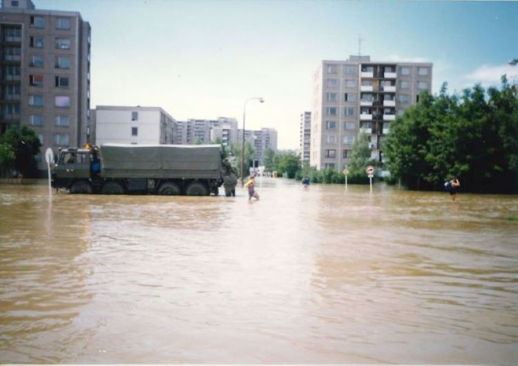 FOTOGALERIE: Povodně v roce 1997 v Olomouci