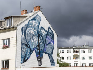 FOTOGALERIE: Festival pouličního umění přinesl do Olomouce velkoplošné malby i drobná díla