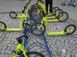 FOTOGALERIE: Koloběžkiáda na prostějovském náměstí