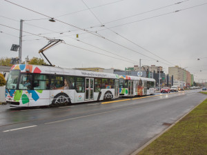 FOTOGALERIE: Už je v provozu. Nová trať v Olomouci slouží cestujícím