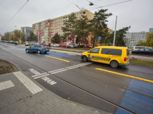 FOTOGALERIE: Už je v provozu. Nová trať v Olomouci slouží cestujícím