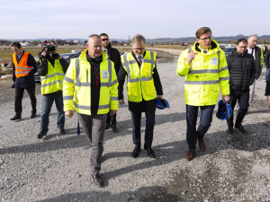 FOTOGALERIE: U Postřelmova pokračuje výstavba klíčové obchvatu Bludova