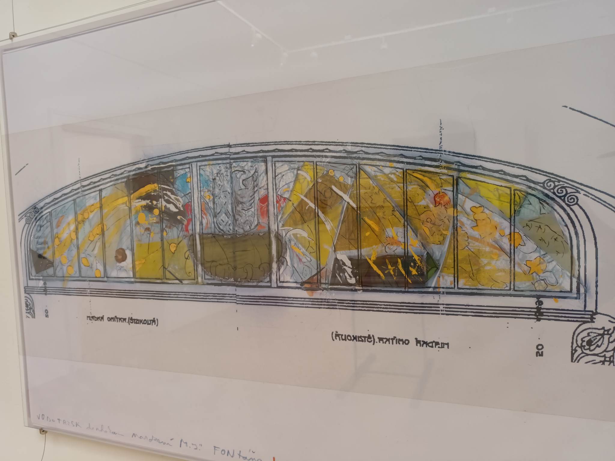 FOTOGALERIE: Vitráže a grafiky Jana Jemelky