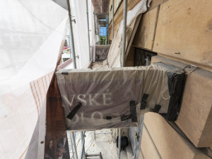 FOTOGALERIE: Historická budova Moravského divadla Olomouc prochází obnovou fasády