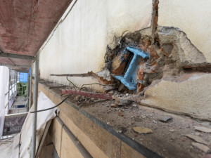 FOTOGALERIE: Historická budova Moravského divadla Olomouc prochází obnovou fasády