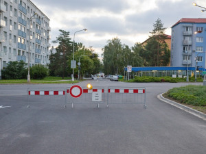 FOTOGALERIE: Začala šestitýdenní uzavírka páteřní silnice v Olomouci