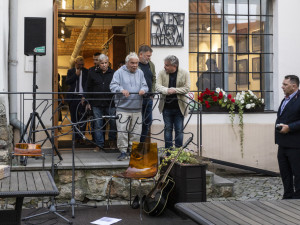 FOTOGALERIE: Slavnostní derniéra výstavy Jan Saudek 88 v přerovské městské galerii