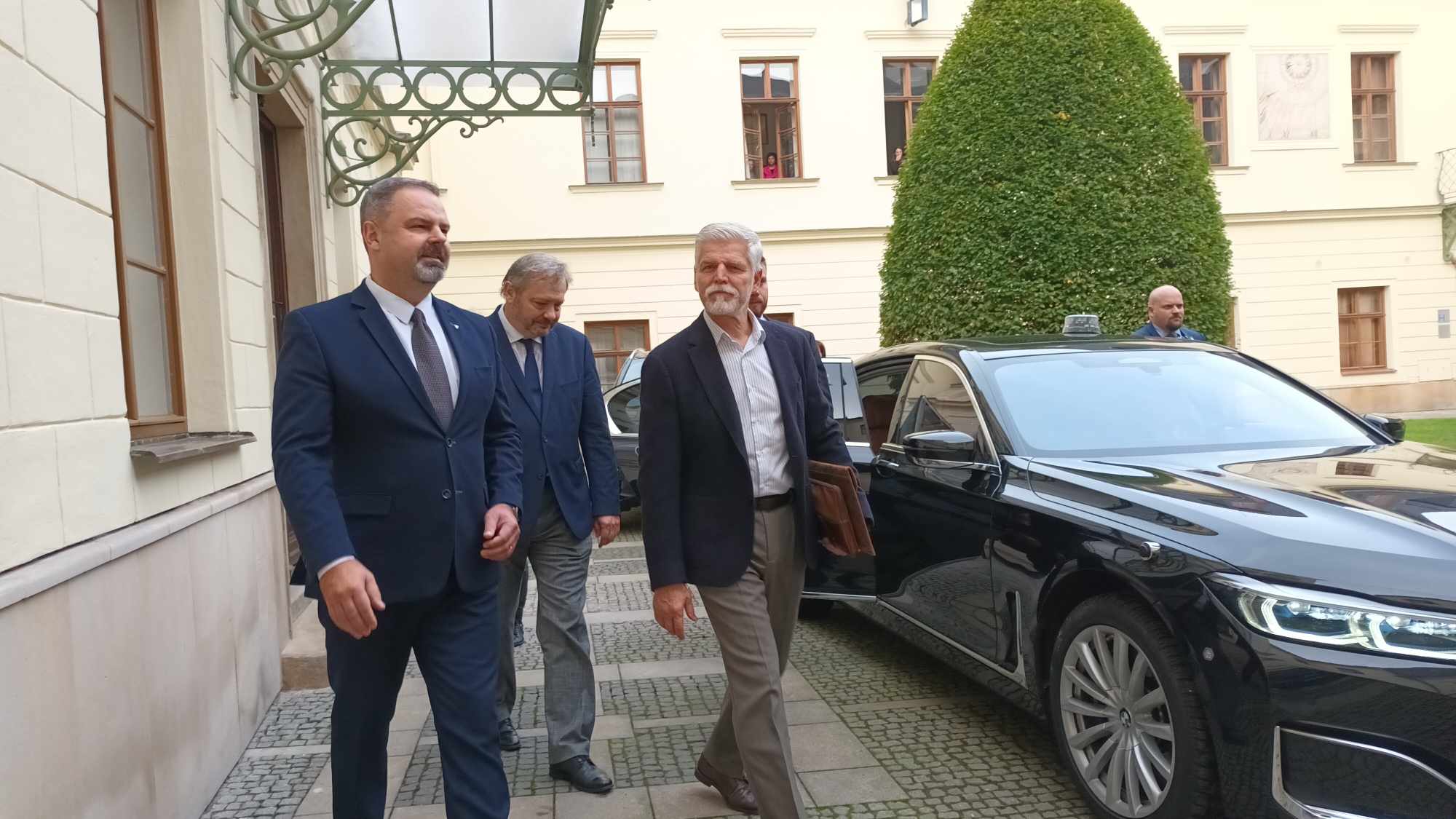 FOTOGALERIE: Prezident Petr Pavel na návštěvě Olomouce