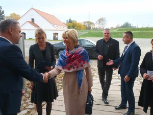 FOTOGALERIE: Prezidenský pár na návštěvě Olomouce