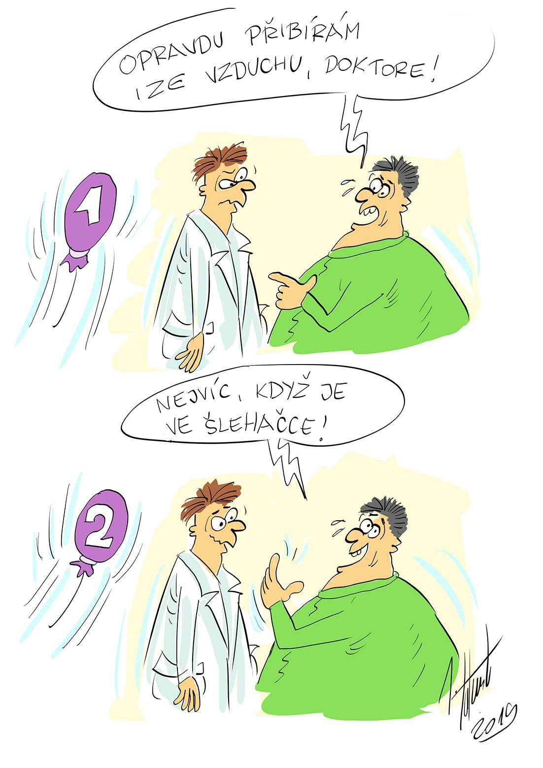 FOTOGALERIE: První v listopadu středa, humoru a legrace je třeba