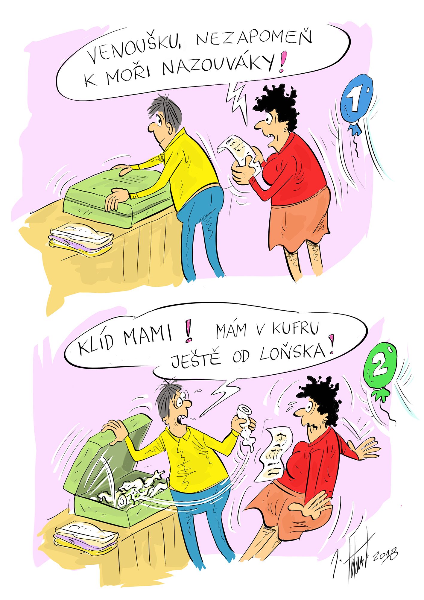 FOTOGALERIE: První v listopadu středa, humoru a legrace je třeba