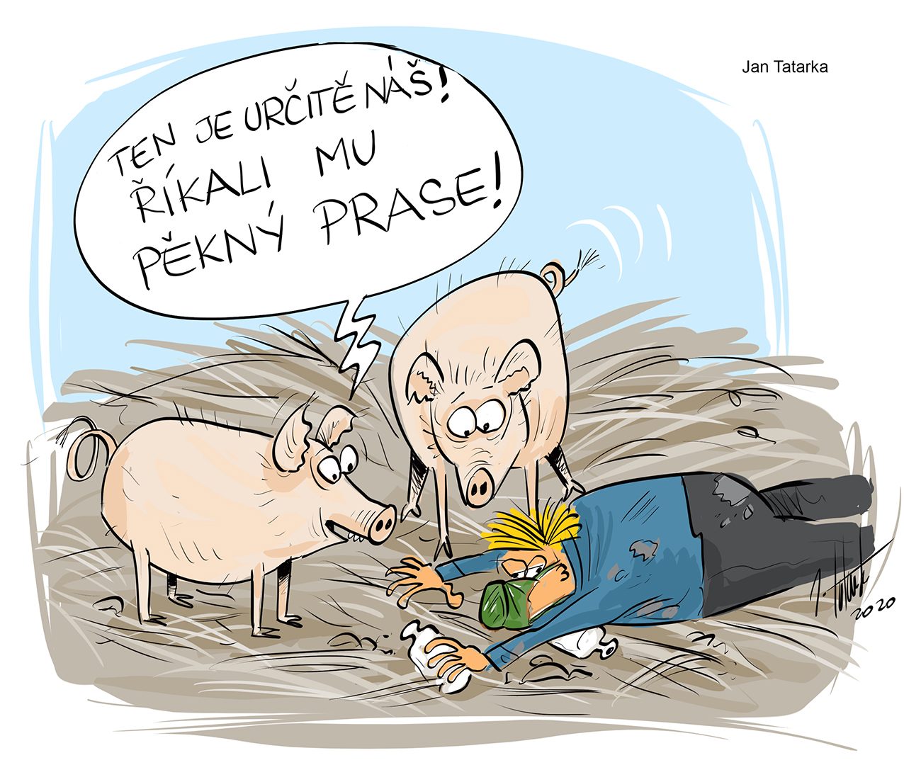FOTOGALERIE: První v lednu středa, humoru a legrace je třeba
