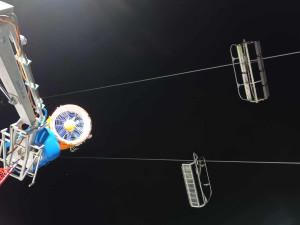 FOTOGALERIE: Večerní lyžování v Hrubé Vodě nabídlo prázdné sjezdovky