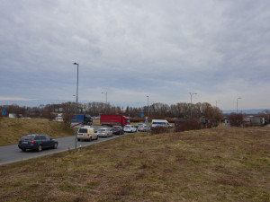 FOTOGALERIE: Do Olomouce vyrazily na protestní jízdu konvoje zemědělské techniky