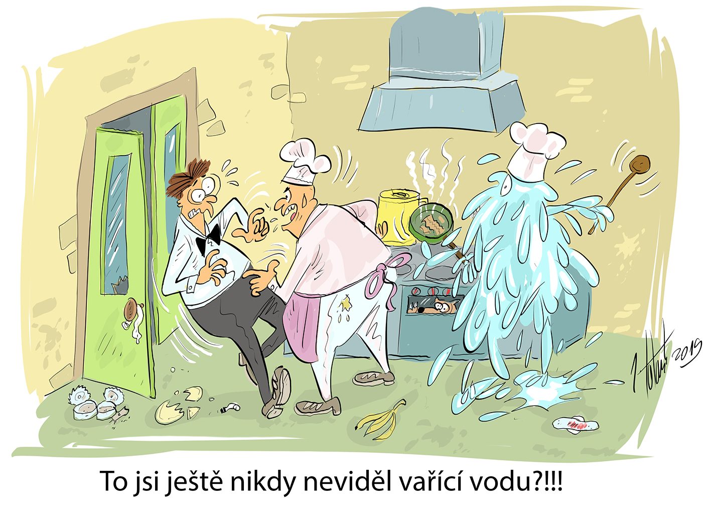 FOTOGALERIE: První v únoru středa, humoru a legrace je třeba
