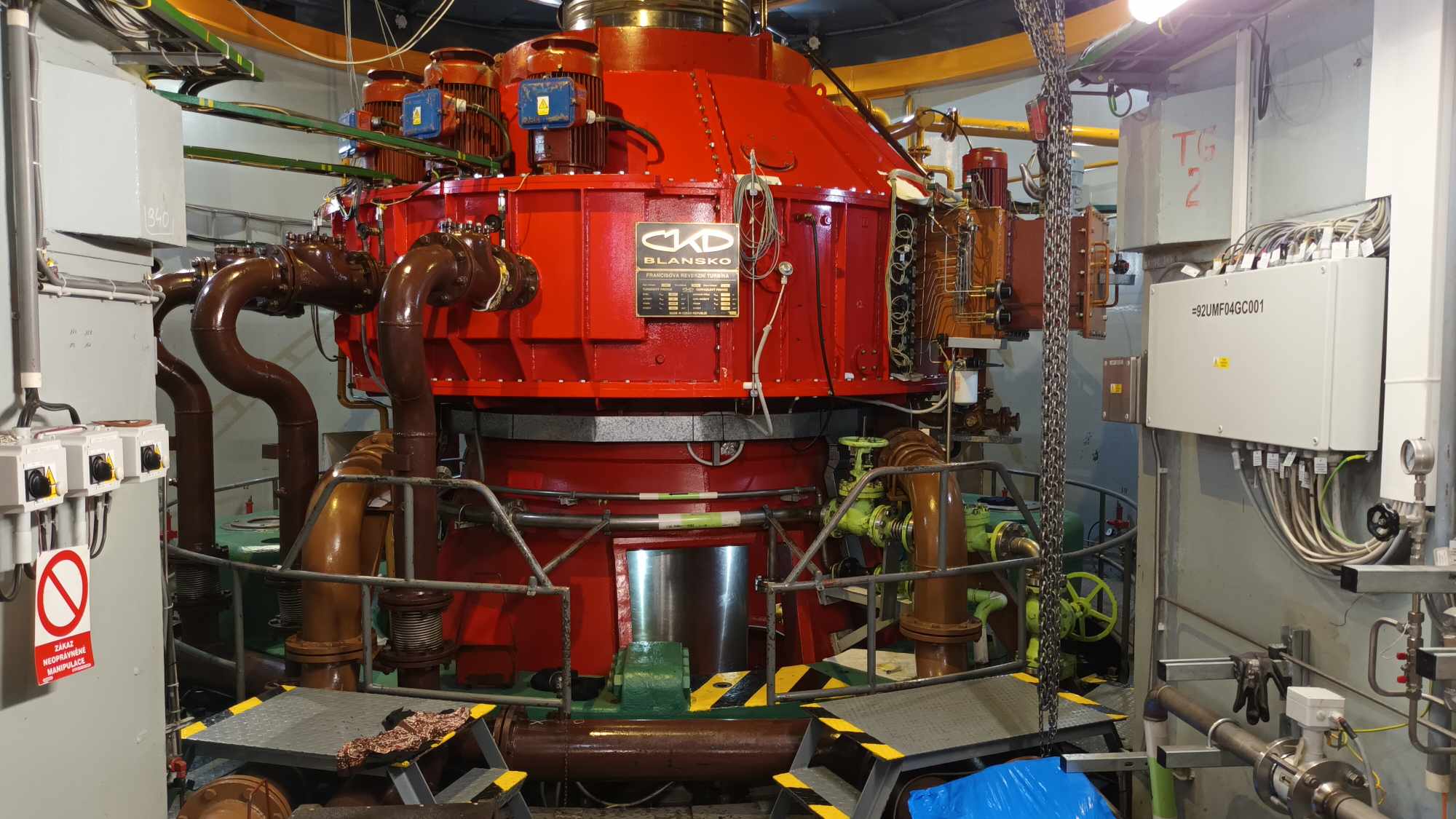 FOTOGALERIE: V srdci přečerpávací elektrárny Dlouhé Stráně v Jeseníkách