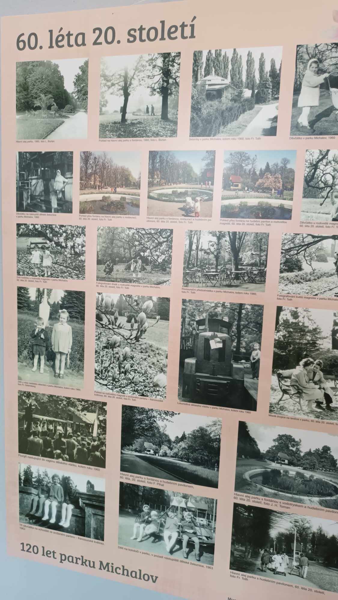 FOTOGALERIE: Kulaté výročí parku Michalov připomínají unikátní historické snímky