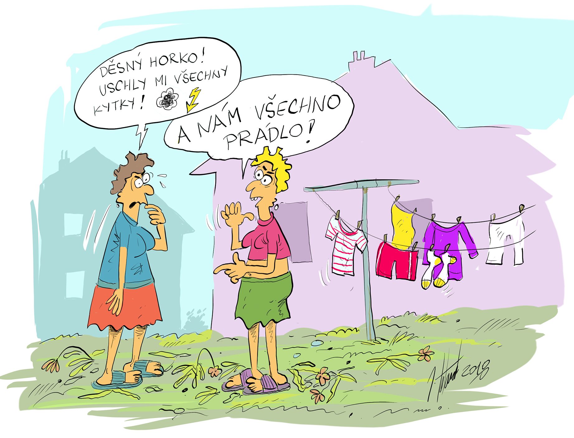 FOTOGALERIE: První v srpnu středa, humoru a legrace je třeba