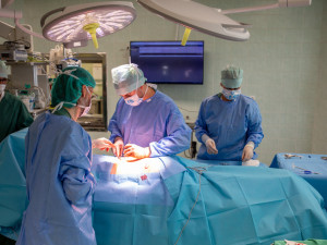 FOTOGALERIE: Odborníci z FN Olomouc zavádějí pacientovi nový stimulátor tišící bolest