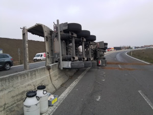 FOTOGALERIE: Tragická nehoda na obchvatu Olomouce
