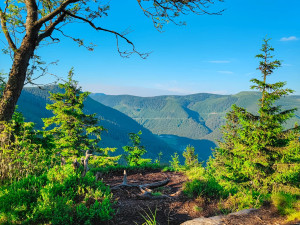 FOTOGALERIE: Jedinečné výhledy na úžasnou přírodu Jeseníků a dolní nádrž Dlouhé stráně