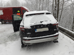 FOTOGALERIE: Sníh potrápil Olomoucký kraj