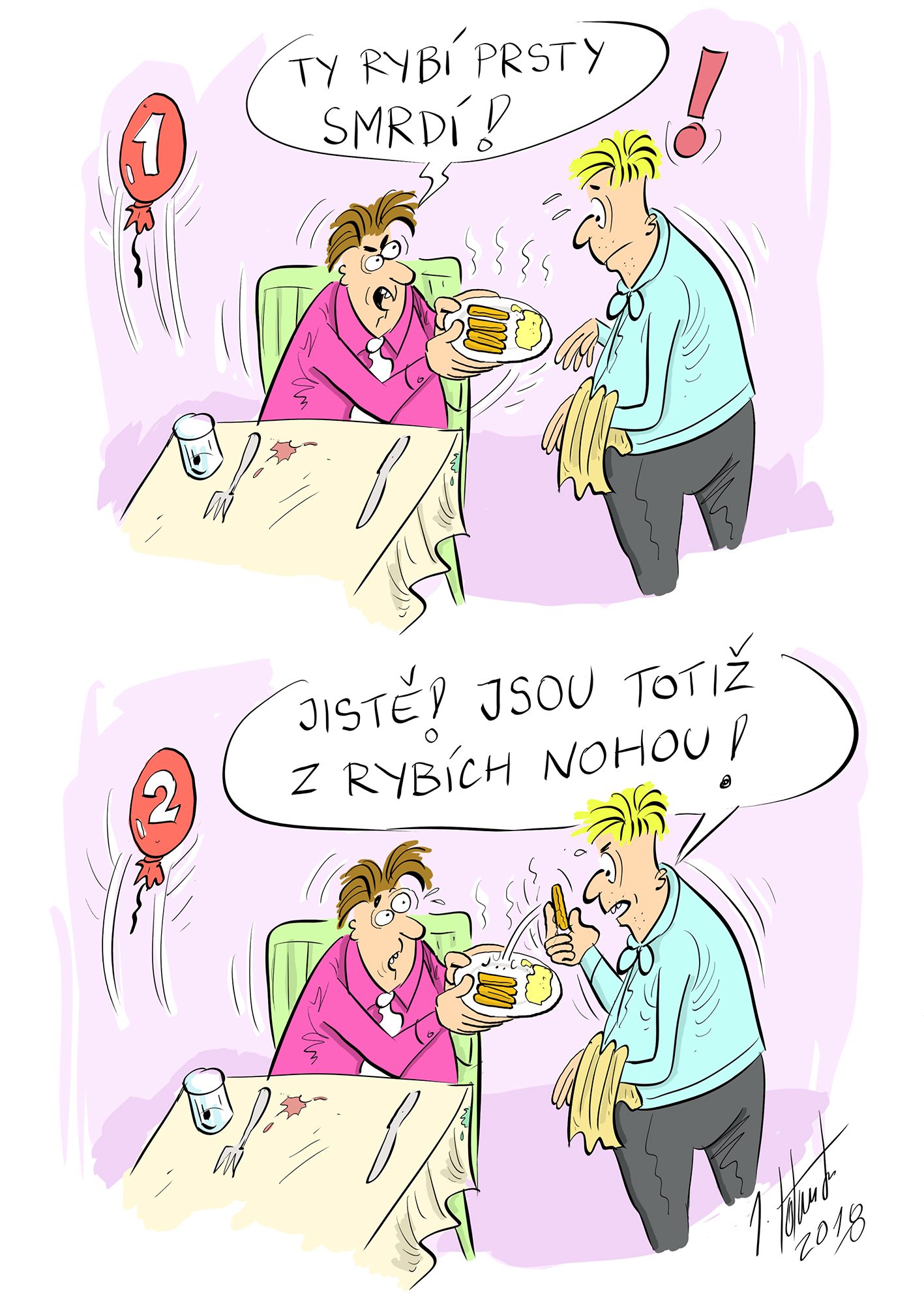 FOTOGALERIE: První v lednu středa, humoru a legrace je třeba