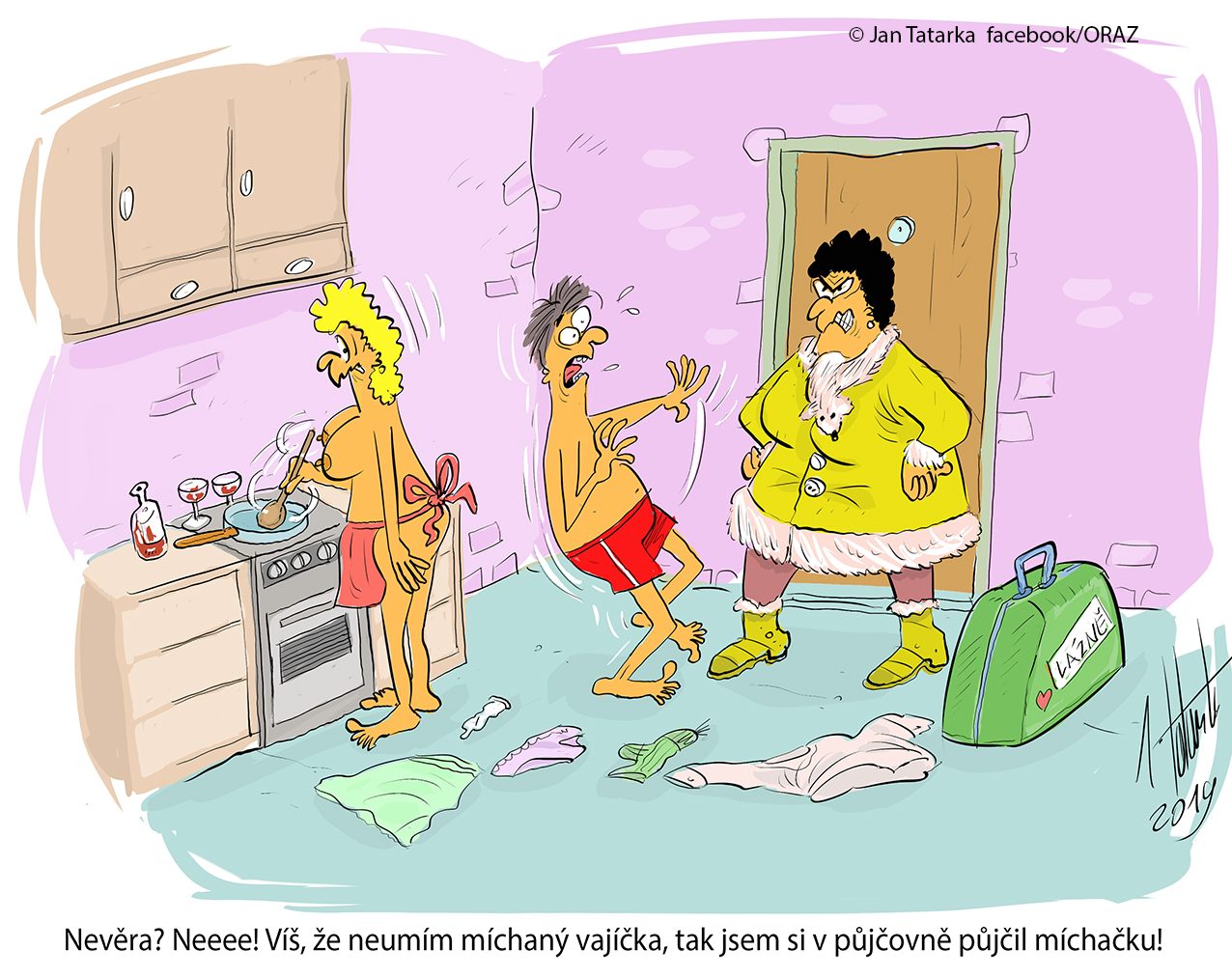 FOTOGALERIE: První v únoru středa, humoru a legrace je třeba