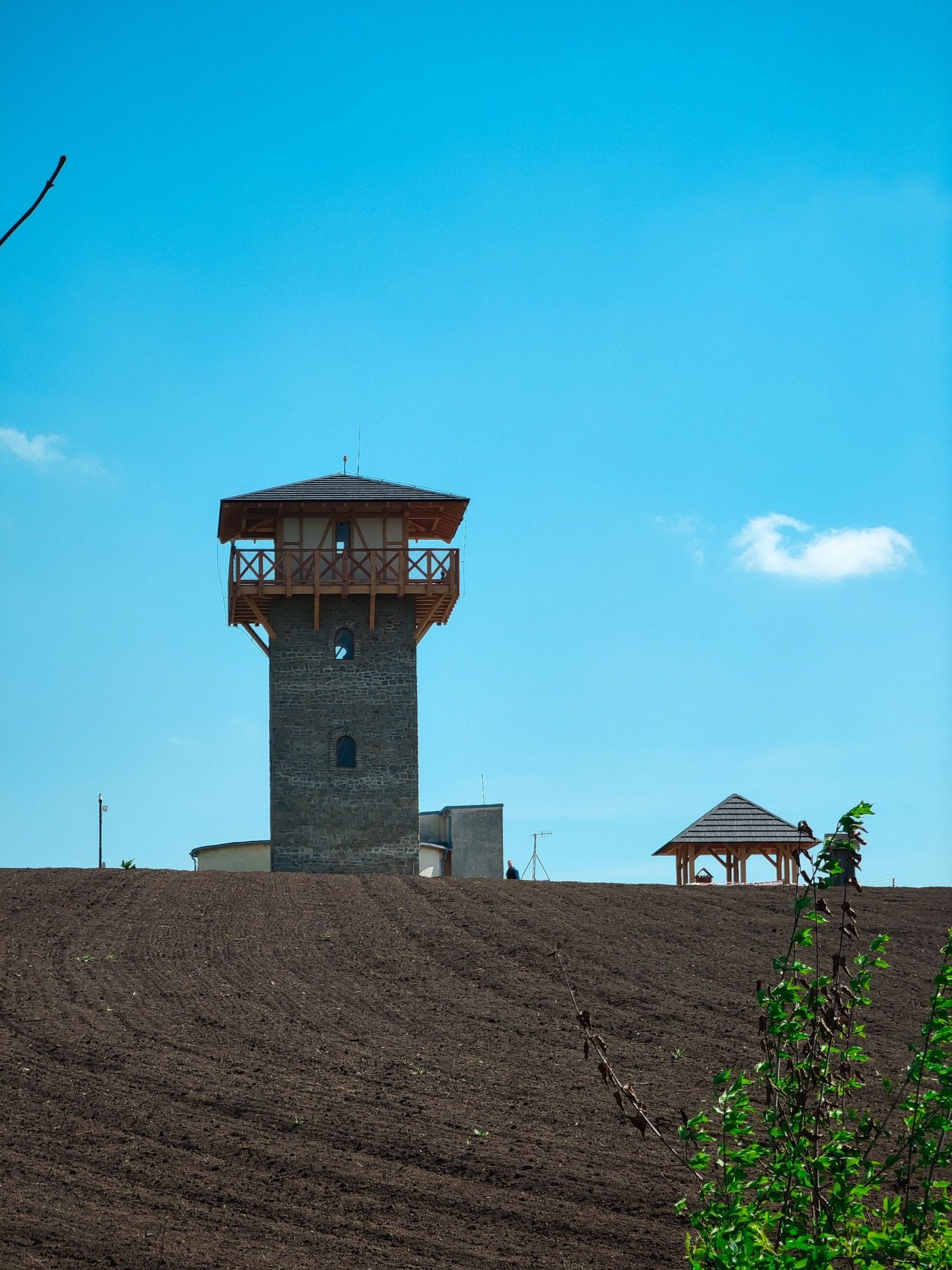 FOTOGALERIE: Rozhledna v Tučíně byla otevřená loni na podzim