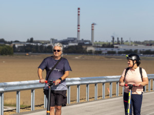 FOTOGALERIE: Davy na D1 před dokončením. Úsek u Přerova se otevřel veřejnosti