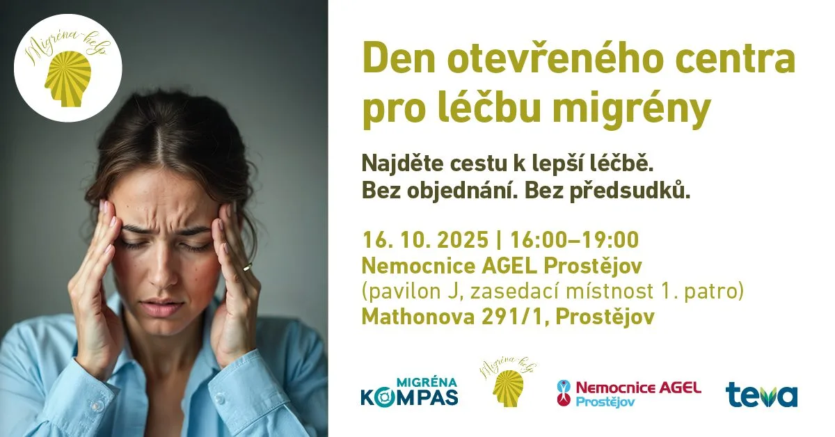 Den otevřeného centra pro léčbu migrény v Prostějově