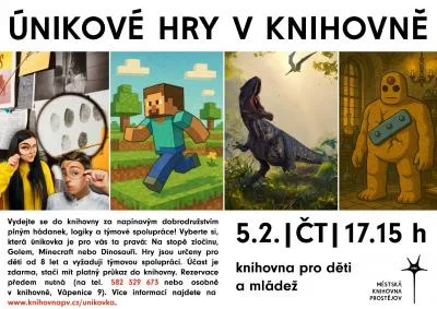 Únikové hry v knihovně