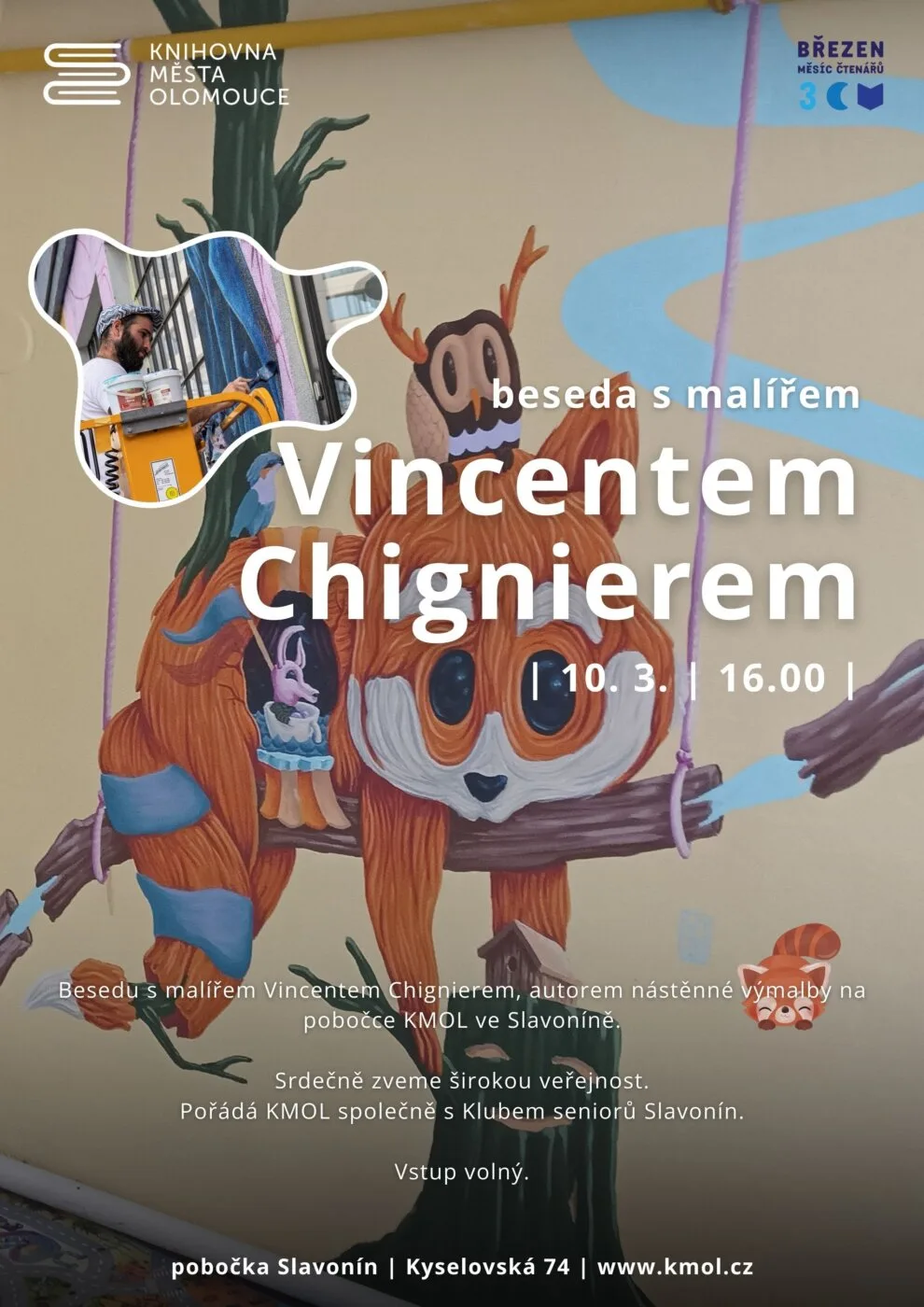 Beseda s malířem Vincentem Chignierem