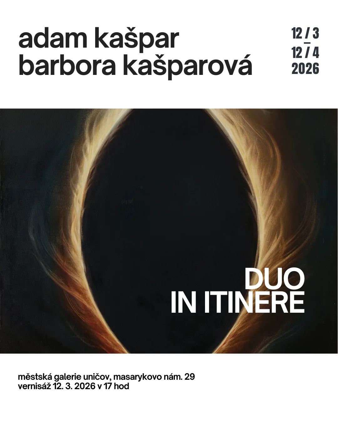 Adam Kašpar a Barbora Kašparová - Duo in itinere