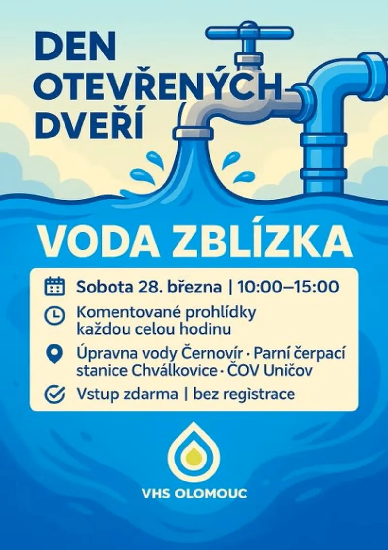Den otevřených dveří: voda zblízka