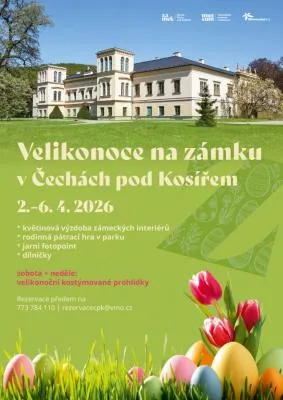 Velikonoce na zámku v Čechách pod Kosířem