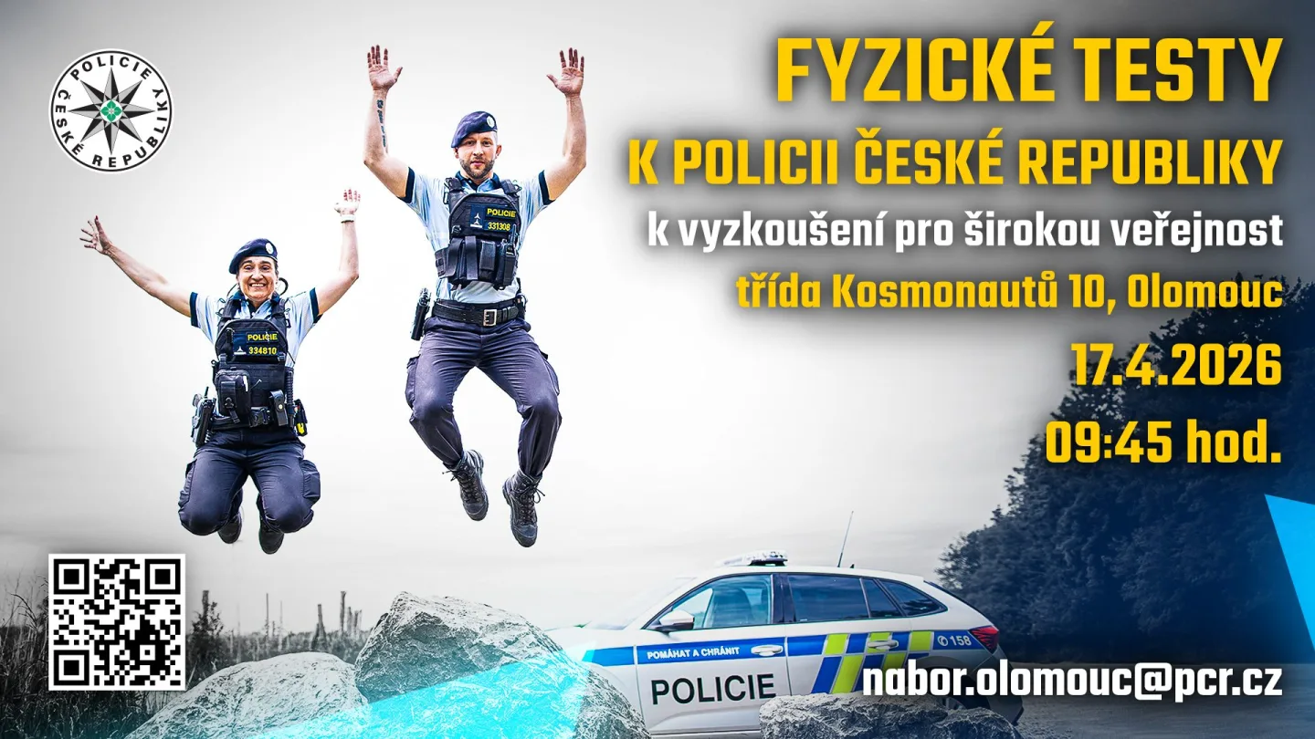Dubnové policejní fyzické testy na zkoušku pro veřejnost