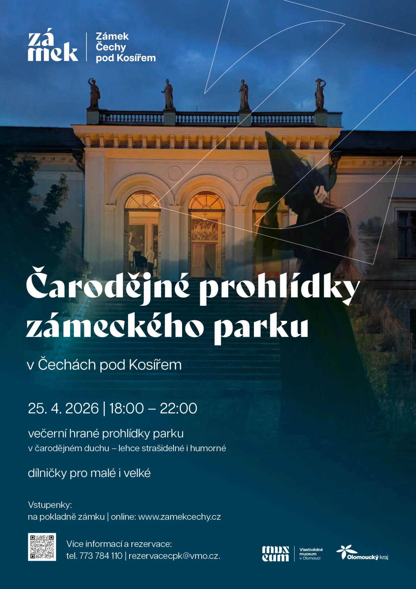 Čarodějné prohlídky zámeckého parku