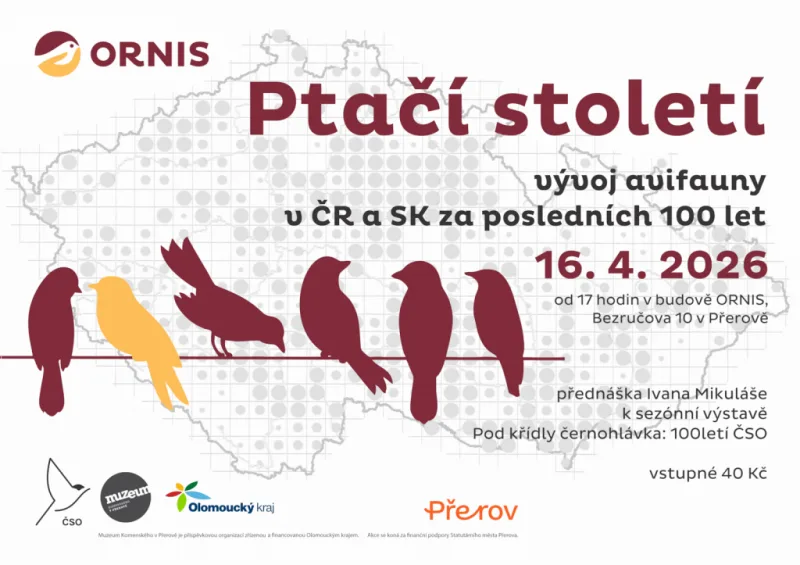 Ptačí století - vývoj Avifauny v ČR a SR za posledních 100 let