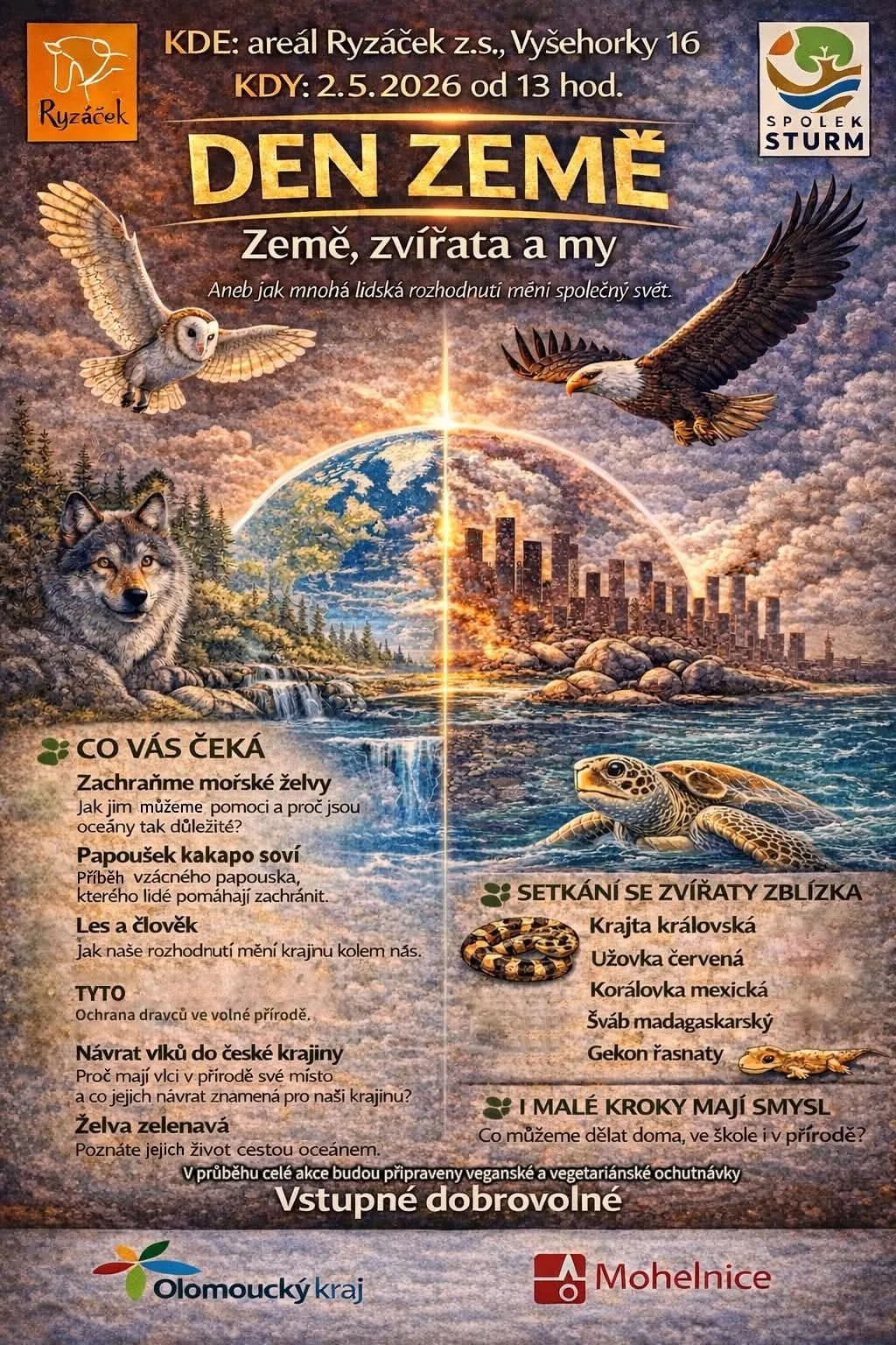 DEN ZEMĚ 2026 – Země, zvířata a my