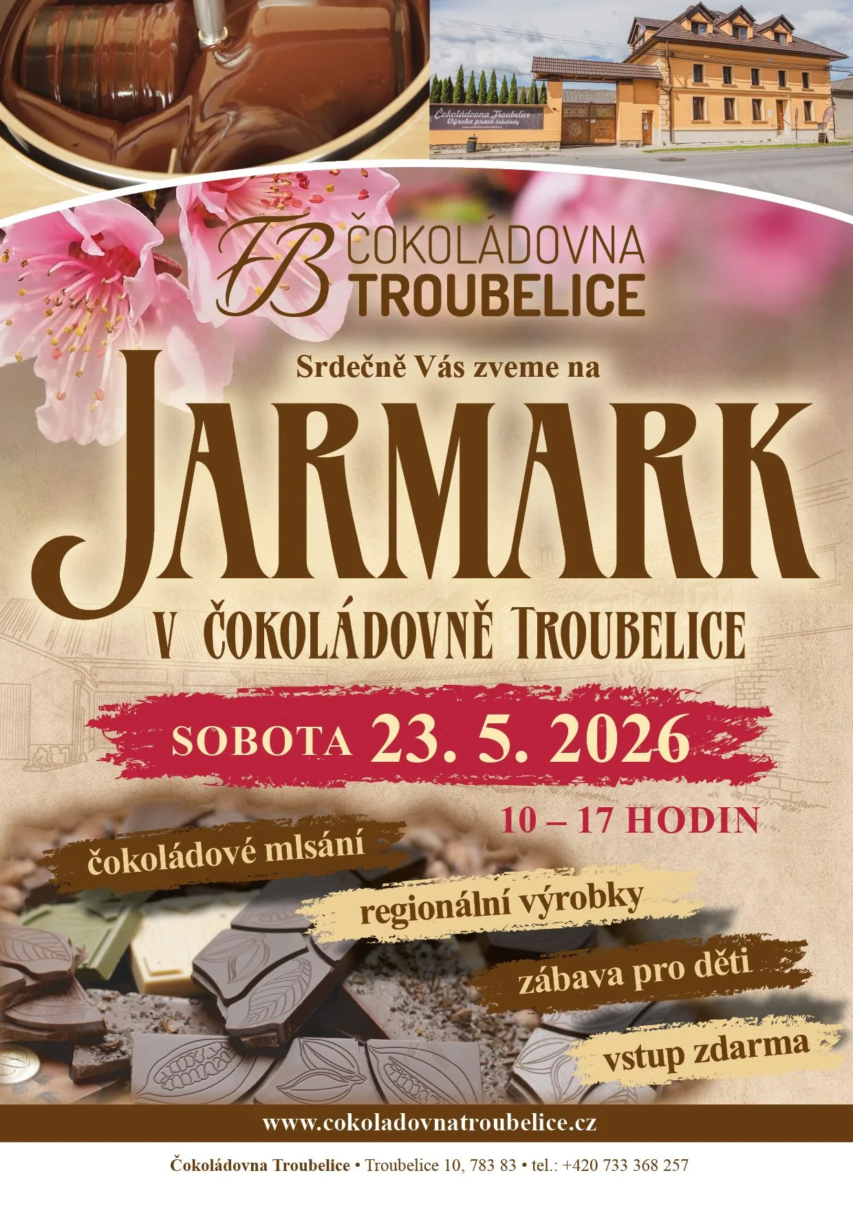 Jarmark v čokoládovně Troubelice