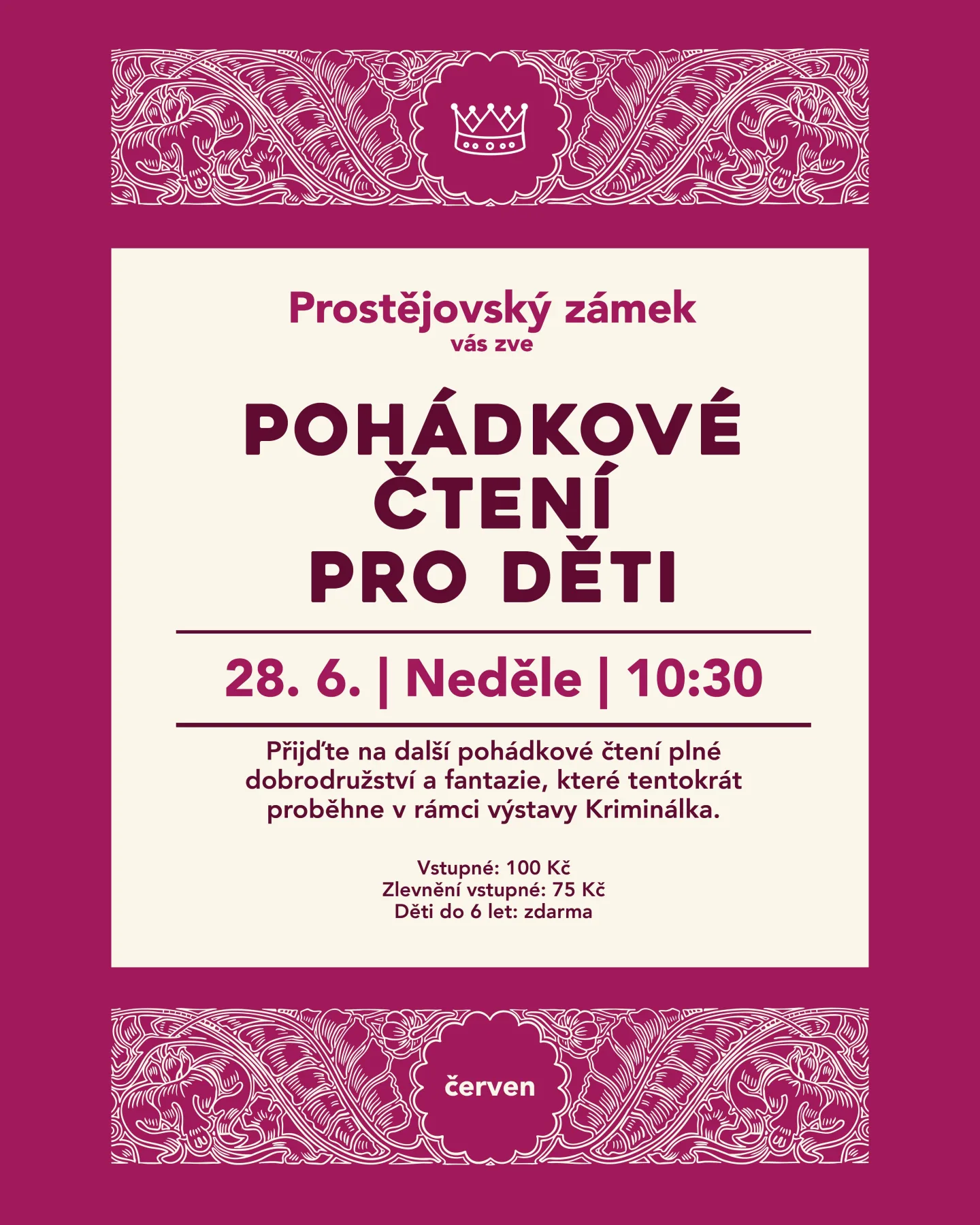 Pohádkové čtení pro děti
