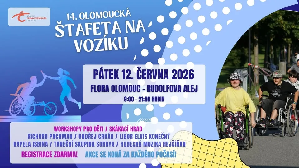 Olomoucká štafeta na vozíku 2026