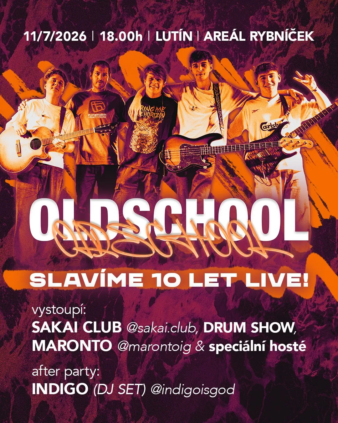 Kapela OLD SCHOOL slaví 10 let