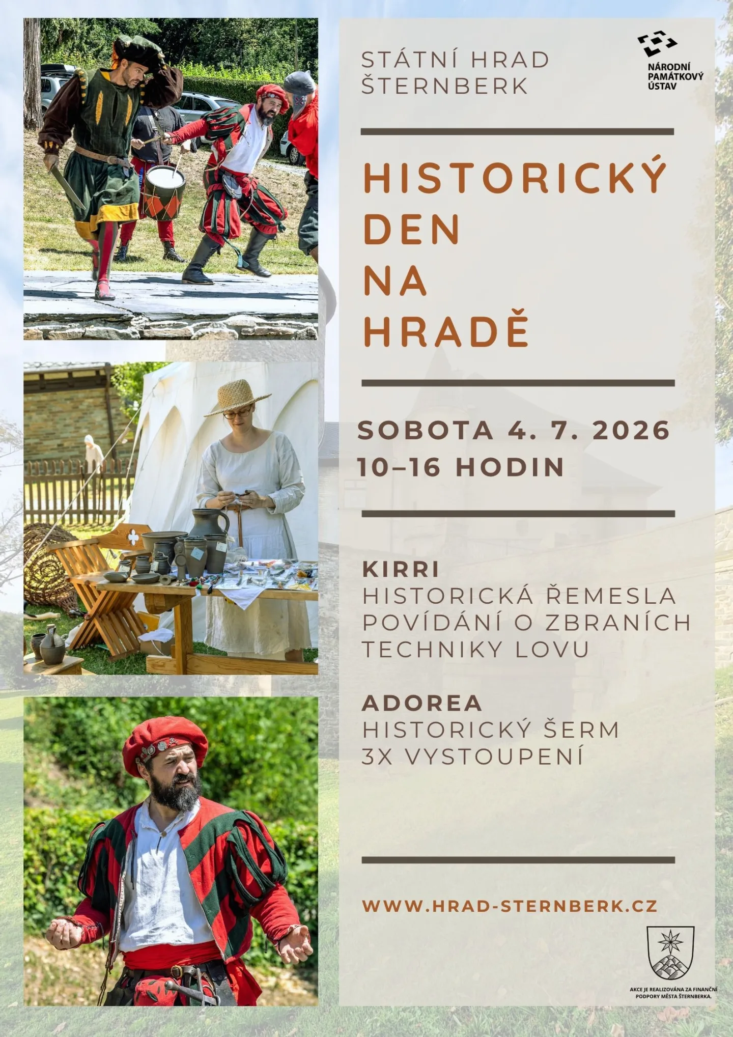 Historický den na hradě Šternberk
