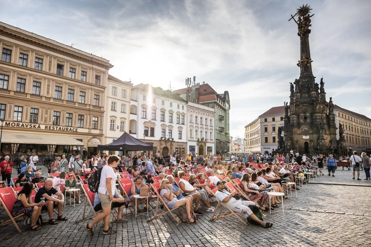Večerní pohoda u Trojice