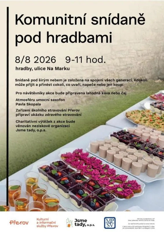 Komunitní snídaně pod hradbami